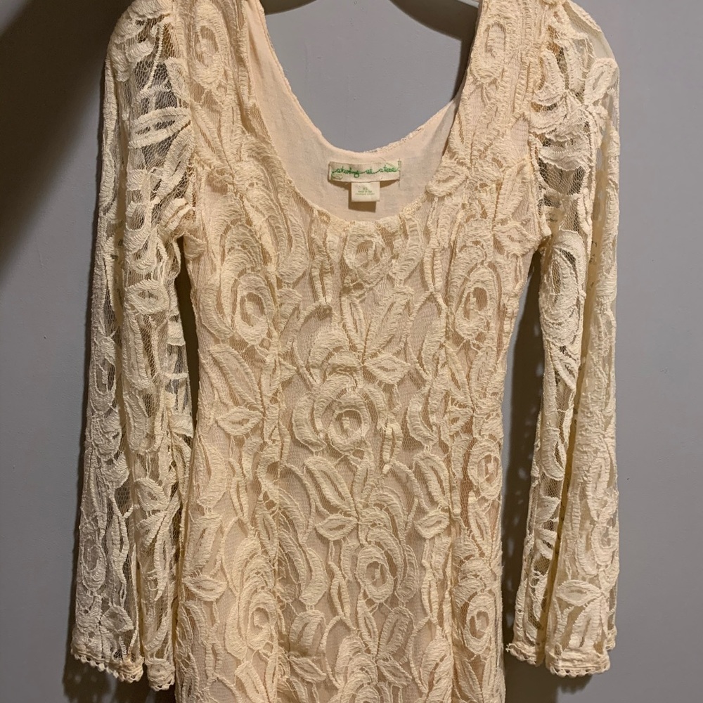 Lace free people dress